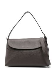 Orciani logo-lettering shoulder bag - Brown