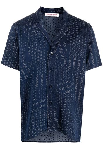 Orlebar Brown Hibbert short-sleeve shirt - Blue