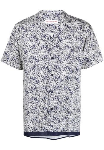 Orlebar Brown Travis floral-print shirt - Blue