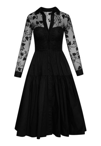 Oscar de la Renta guipure-lace midi dress - Black