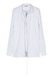 Ottolinger textured striped shirt - White
