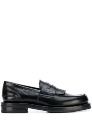 fringed slip-on loafers