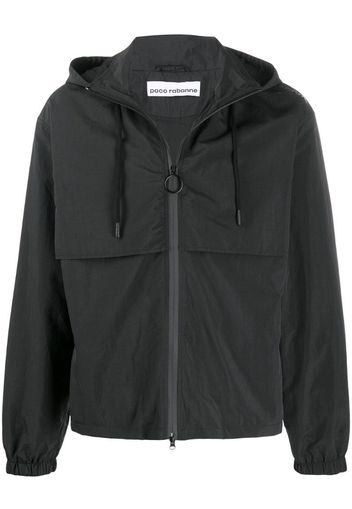 drawstring hooded jacket