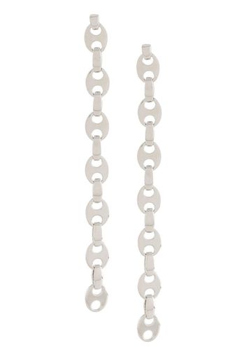 chain link earrings