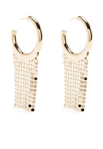 Paco Rabanne Pixel hoop earrings - Gold