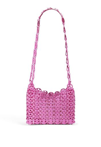 Paco Rabanne Nano 1969 steel-discs mini bag - Pink