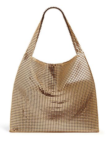 Paco Rabanne Pixel metallic tote bag - Gold