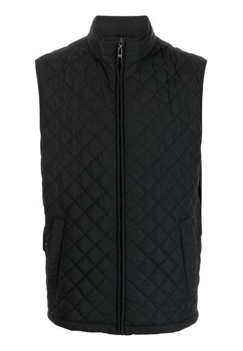 Pal Zileri high-neck quilted gilet - Black