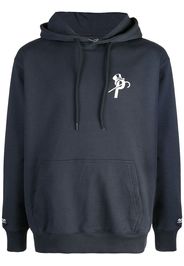 Palace monogram print hoodie - Black