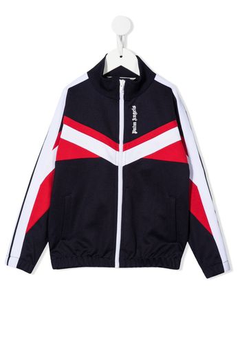 Palm Angels Kids panel-detail jacket - Blue