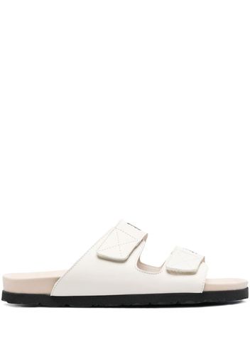 Palm Angels PALM ANGELS LOGO SANDAL - Neutrals