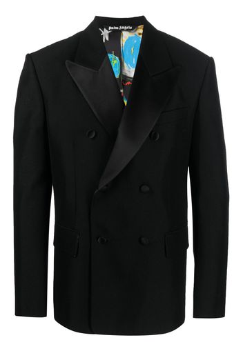 Palm Angels Starry Night tuxedo blazer - Black