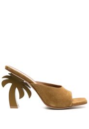 Palm Angels Palm Beach suede mules - Brown