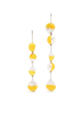 Panconesi Vacanza Chandeliers drop earrings - Yellow