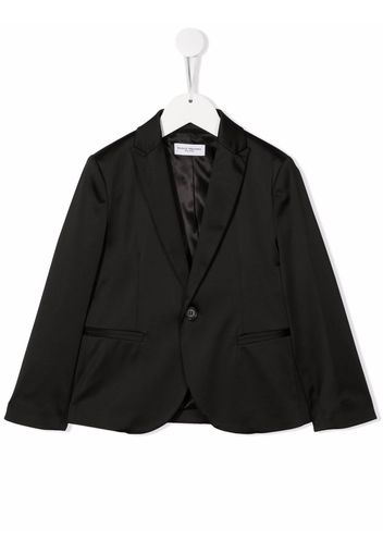 Paolo Pecora Kids fitted single-breasted blazer - Black