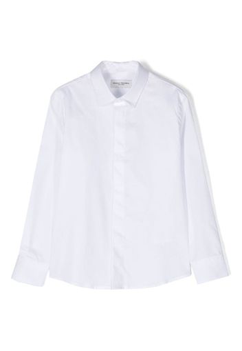 Paolo Pecora Kids longsleeved cotton shirt - White