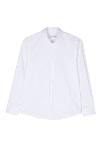 Paolo Pecora Kids concealed-button fastening shirt - White