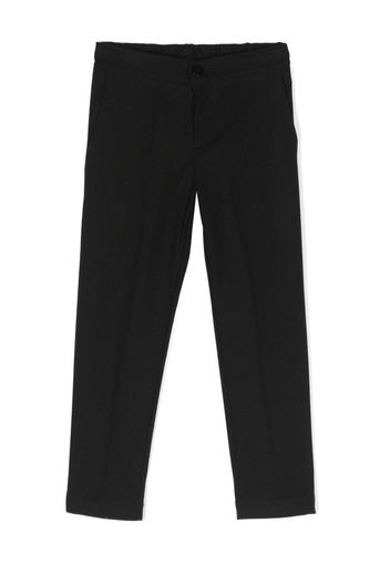 Paolo Pecora Kids elasticated-waistband tailored trousers - Black