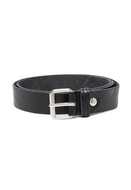 Paolo Pecora Kids metallic-buckle belt - Black