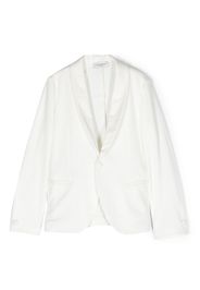 Paolo Pecora Kids knitted single-breasted blazer - White