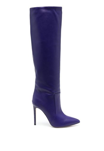 Paris Texas knee-high 100mm boots - Purple