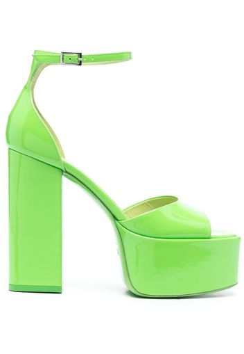 Paris Texas Tatiana 105mm platform sandals - Green