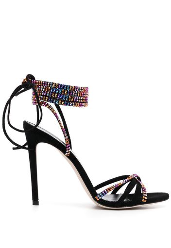 Paris Texas Holly Nicole 110mm sandals - Black