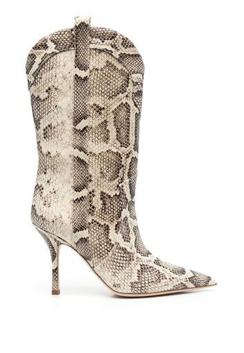 Paris Texas 10mm high-heel boots - Neutrals