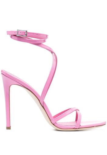 Paris Texas 110mm lace-up sandals - Pink