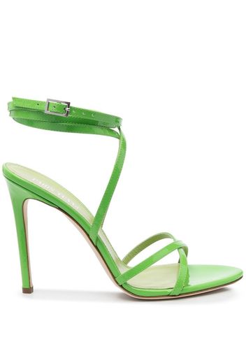 Paris Texas 110mm lace-up sandals - Green