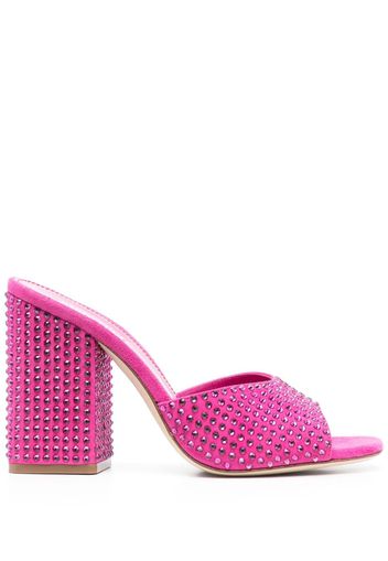 Paris Texas Holly Anja 105mm mules - Pink