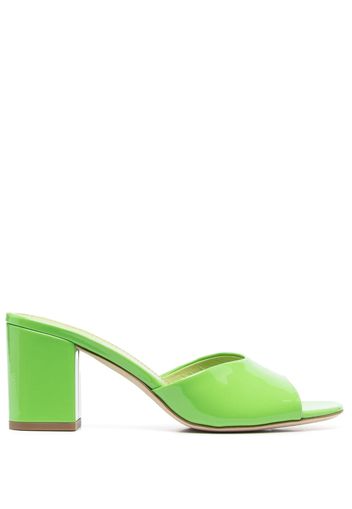 Paris Texas Anja leather mules - Green