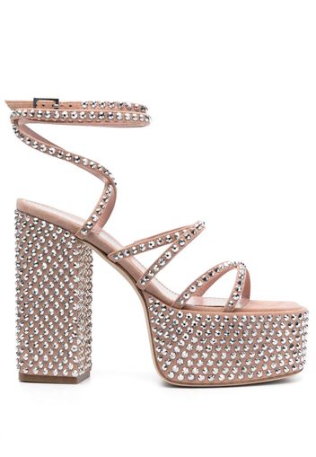 Paris Texas Holly Evita 130mm platform sandals - Pink