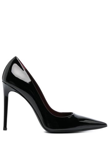 Paris Texas 105mm pointed-toe leather pumps - Black