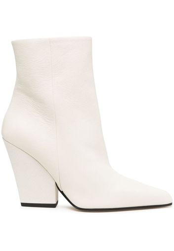 Paris Texas Dallas 90mm ankle boots - White