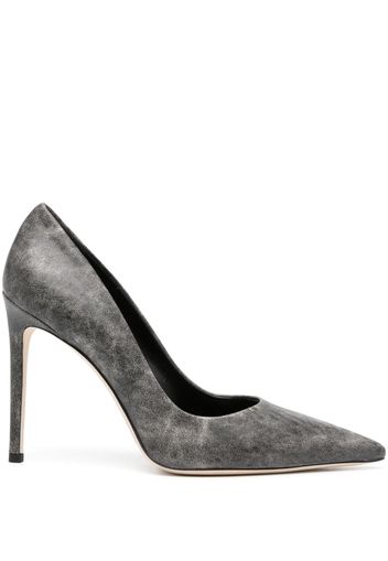 Paris Texas 105mm leather pumps - Grey