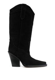 Paris Texas Dakota western-panelled boots - Black