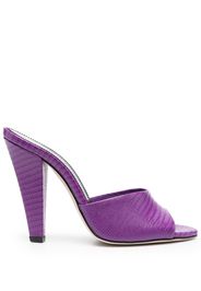 Paris Texas Olivia 120mm open-toe mules - Purple