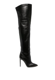 Paris Texas 115mm over the knee boots - Black