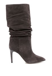 Paris Texas 90mm heeled suede boots - Brown