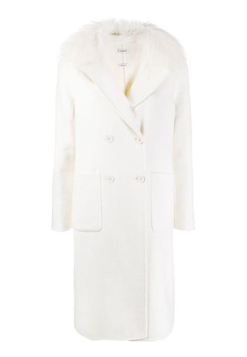 Leak double-breasted midi coat