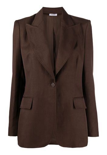 P.A.R.O.S.H. single-breasted tailored blazer - Brown
