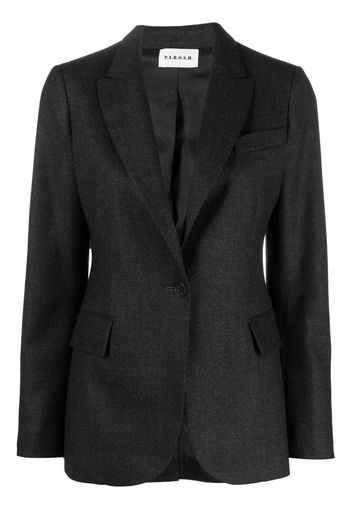 P.A.R.O.S.H. single-breasted blazer jacket - Grey