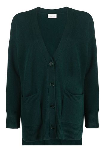 P.A.R.O.S.H. long-line V-neck cardigan - Green