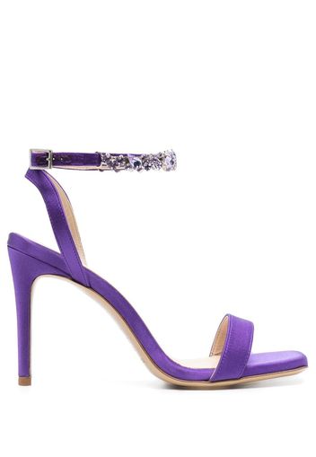 P.A.R.O.S.H. Vashoe rhinestone-embellished sandals - Purple