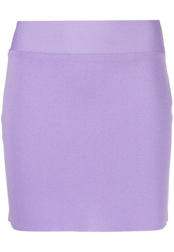 P.A.R.O.S.H. high-waisted knitted skirt - Purple