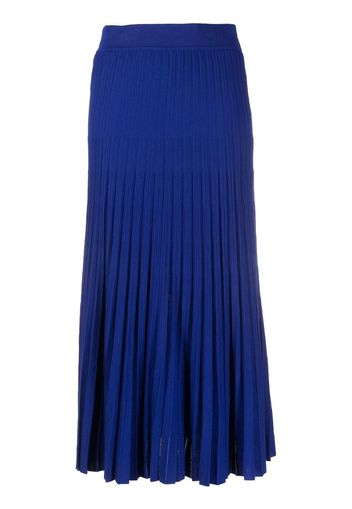 P.A.R.O.S.H. pleated midi skirt - Blue