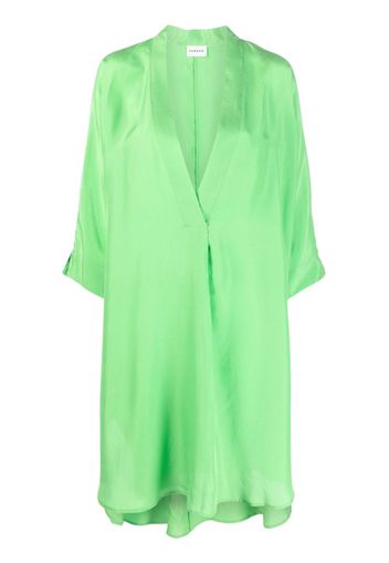 P.A.R.O.S.H. Abito v-neck dress - Green