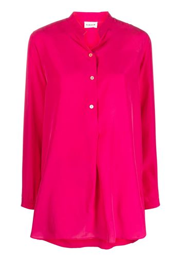 P.A.R.O.S.H. silk tunic shirt - Pink