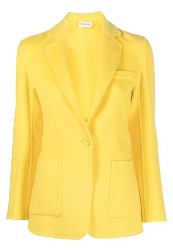 P.A.R.O.S.H. single-breasted wool blazer - Yellow
